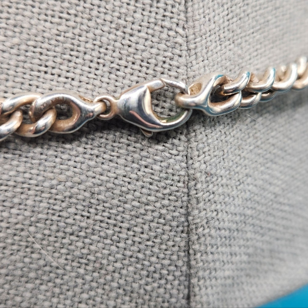Tiffany & Co. Forge Graduated Link Chain Necklace Sterling Silver - Picture 5 of 7